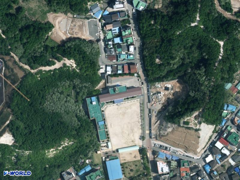 포항학산 항공사진