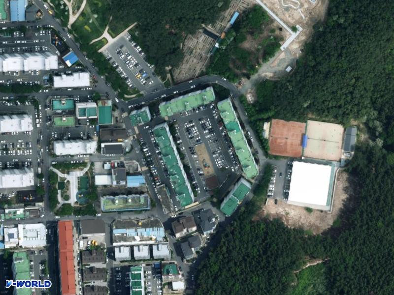 산호녹원맨션 항공사진