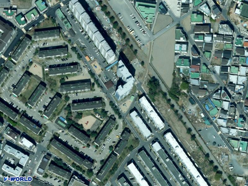 삼보아파트 107동 항공사진