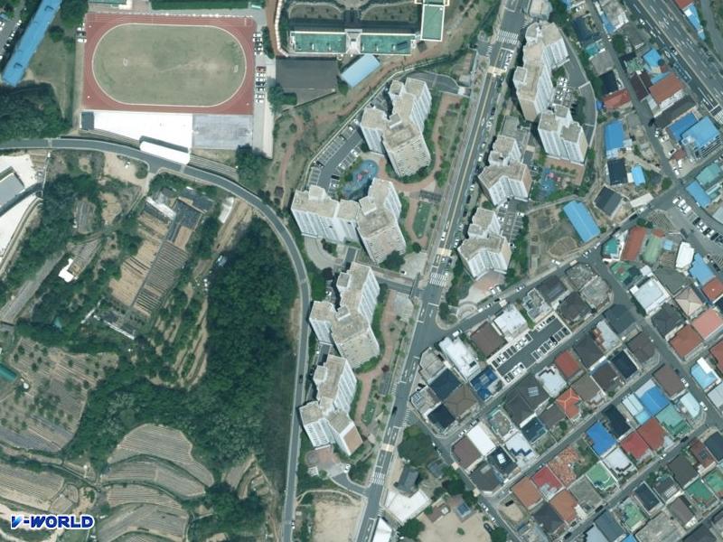 e편한세상 안동1단지 항공사진