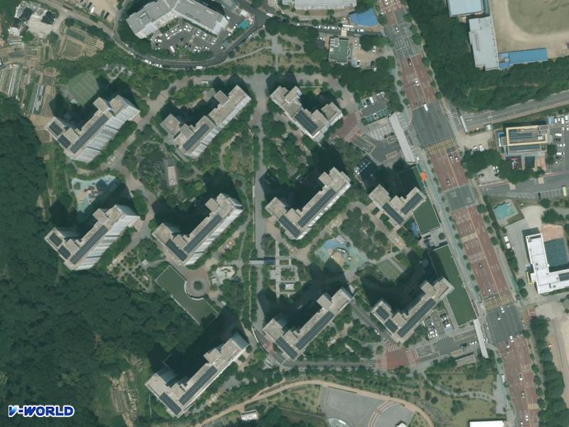 도량롯데캐슬골드파크 항공사진