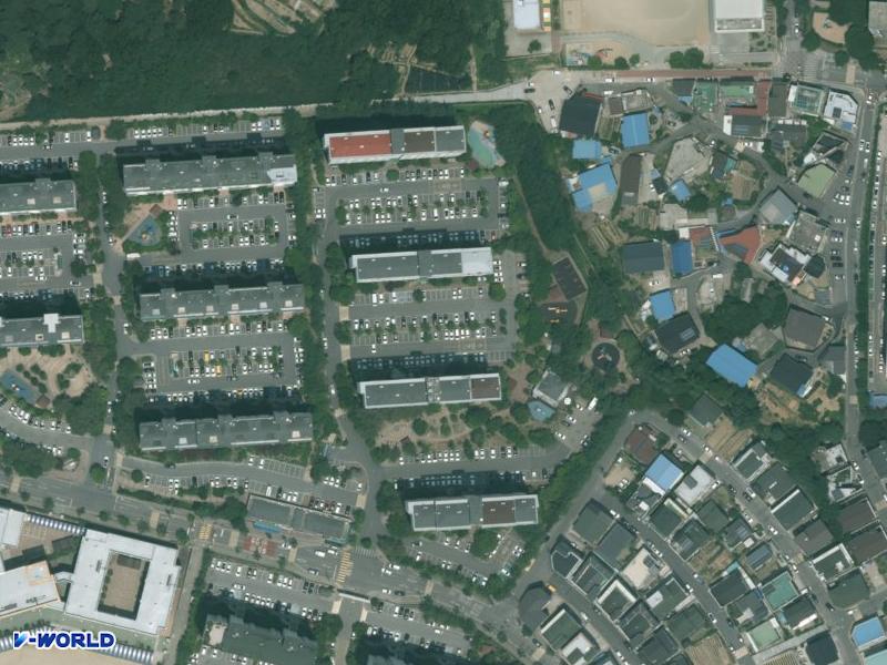 도량2지구3단지 항공사진