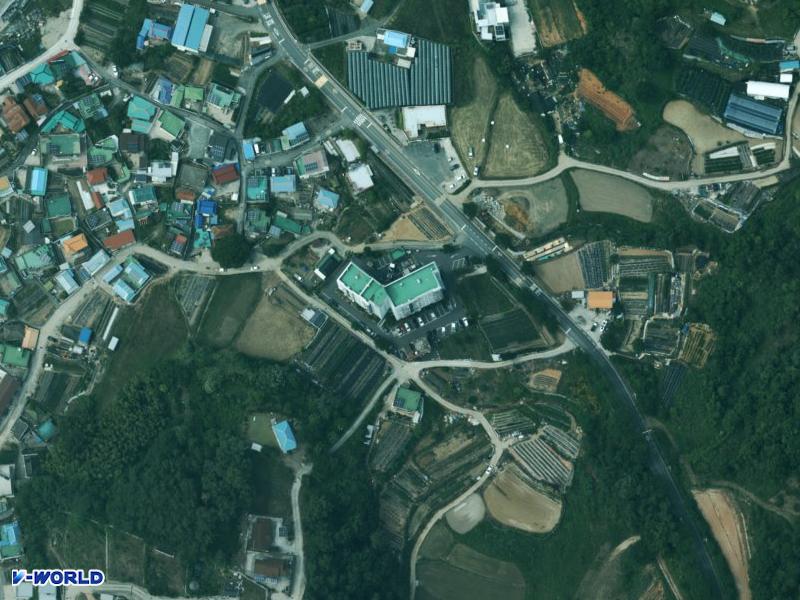장백하이츠 항공사진