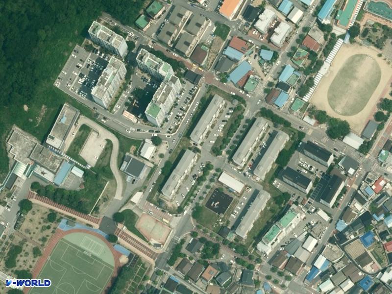 흥덕주공 항공사진