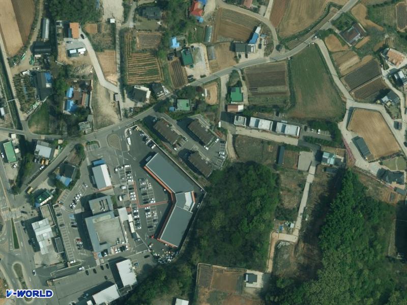 현대타운101,102동 항공사진