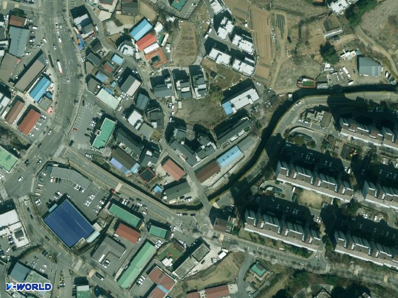 지산파크빌102동 항공사진