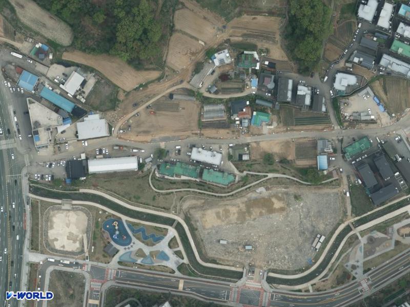 고려주택 항공사진