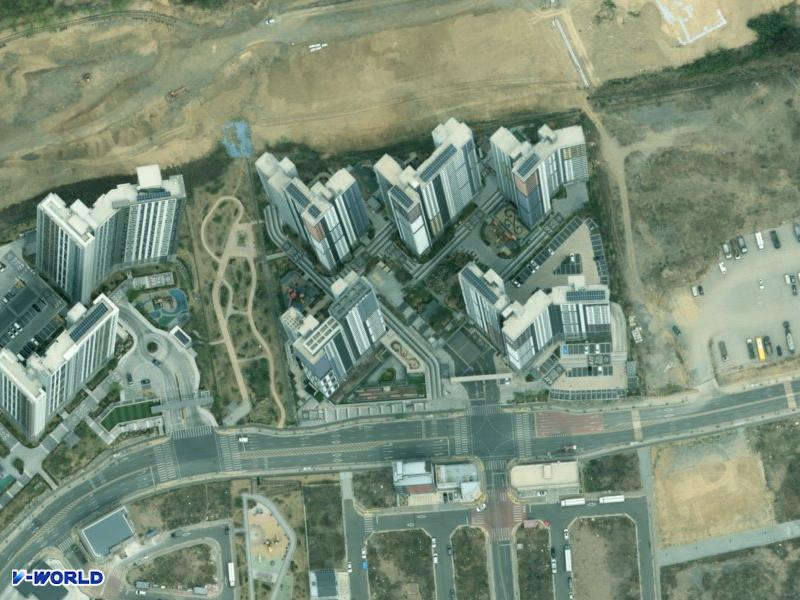 경산하양금호어울림 항공사진