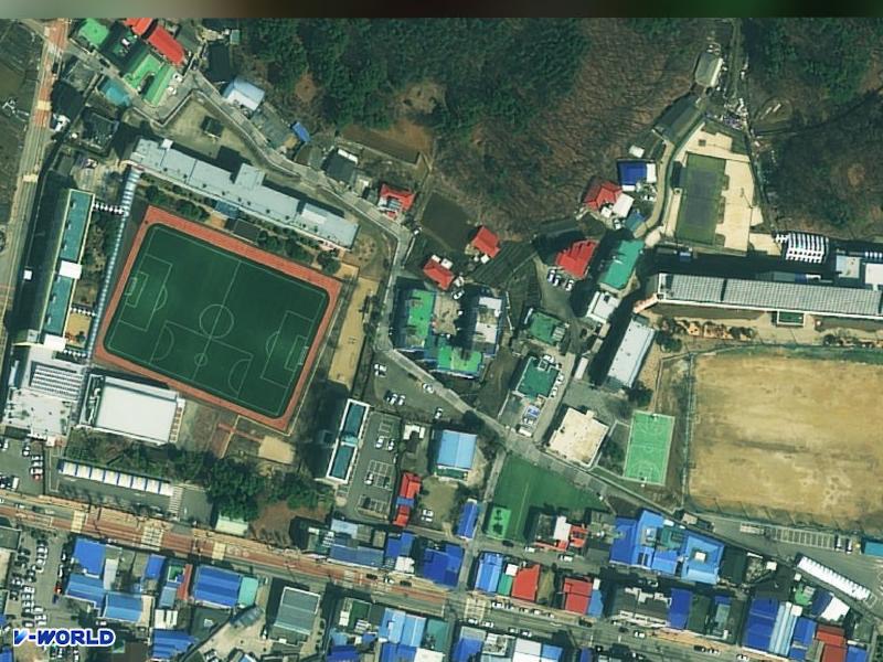 궁전빌라A,B,C동 항공사진