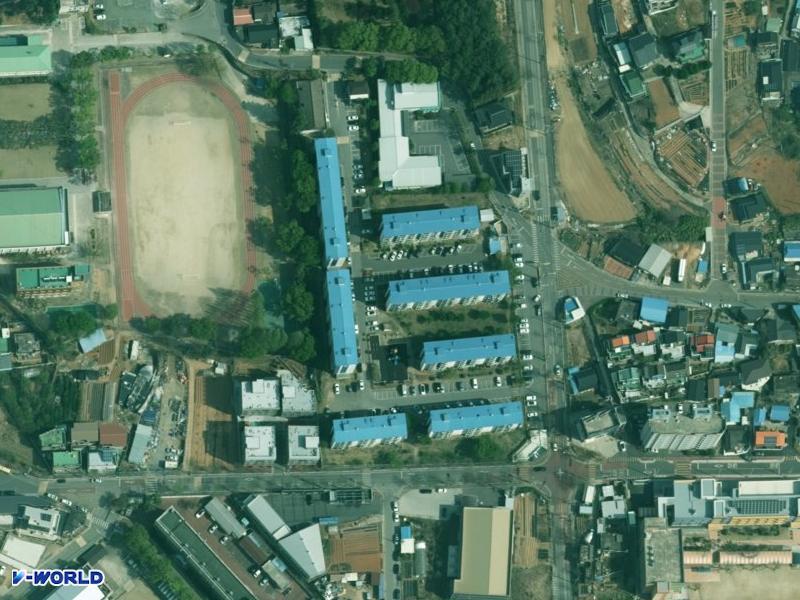 왜관주공 항공사진