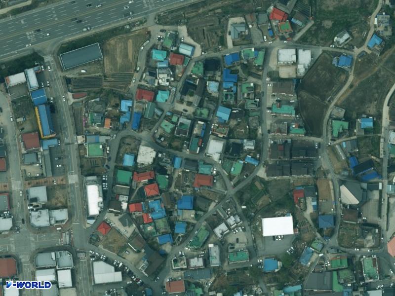 평산빌라 항공사진