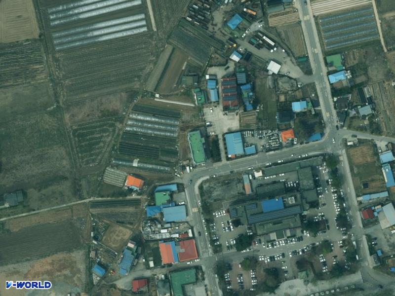 아산 항공사진
