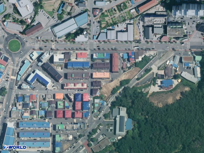 청도주택 항공사진