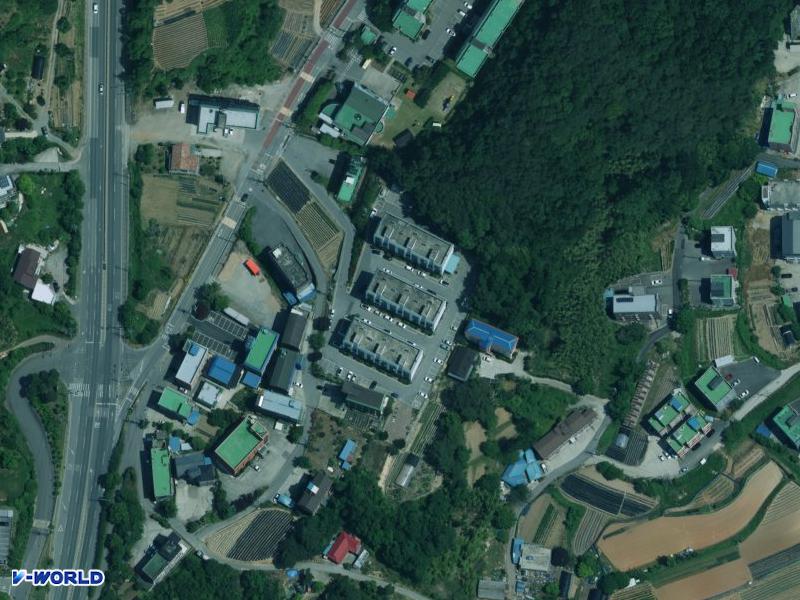 효자그린빌 항공사진