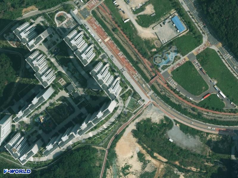 마창대교 반도유보라 아이비파크 항공사진