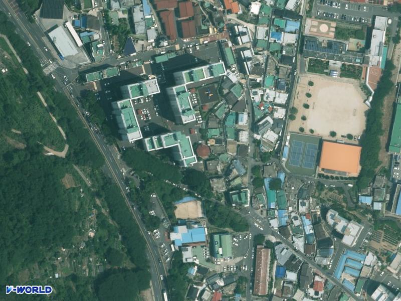 완월화인 항공사진