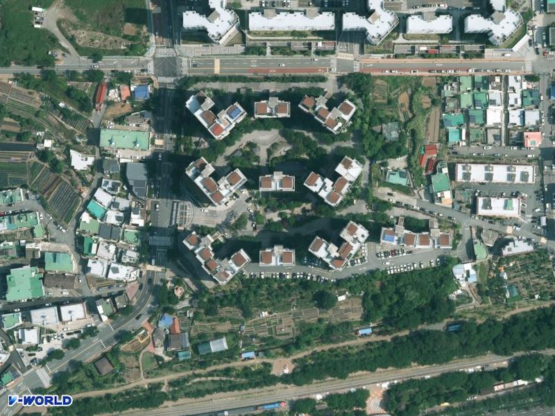 경화동 두산위브 항공사진