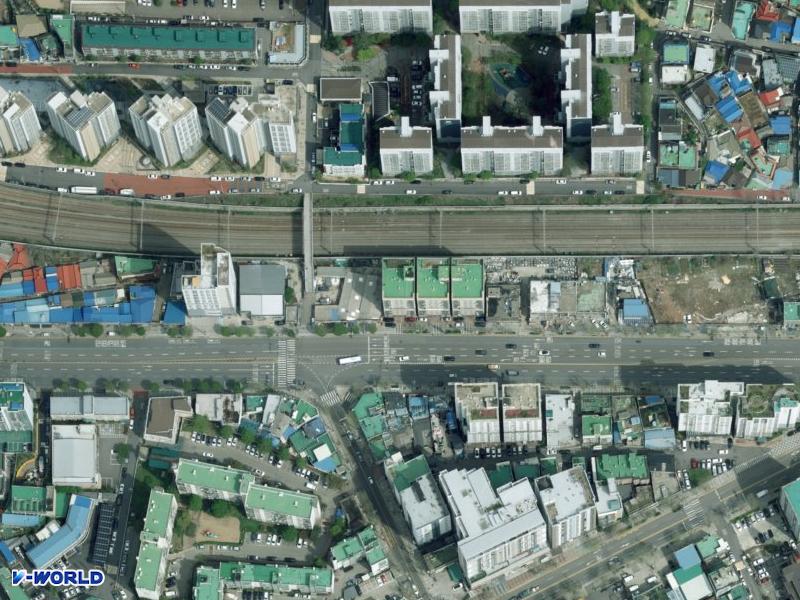 행복캐슬101동 항공사진