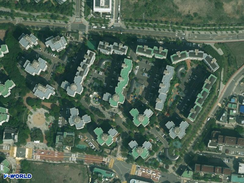 마곡수명산파크1단지 항공사진