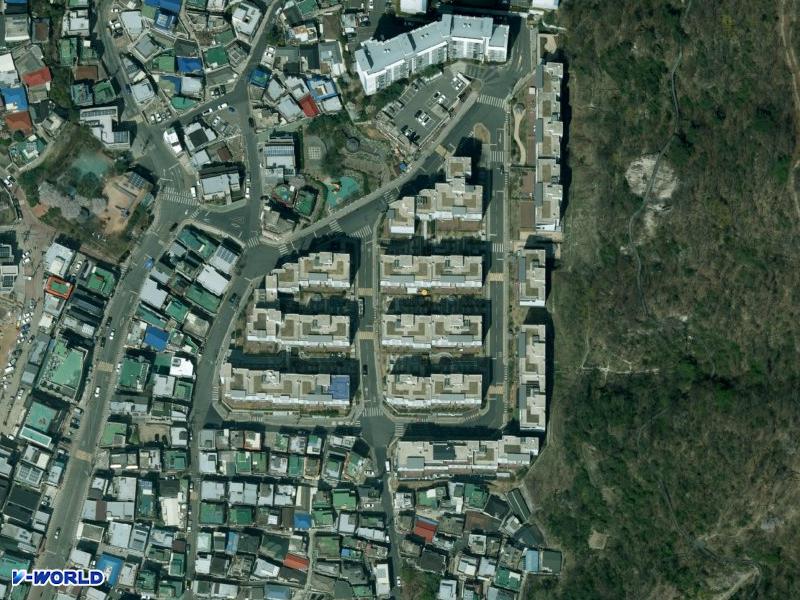 북한산삼부르네상스205동206동207동 항공사진