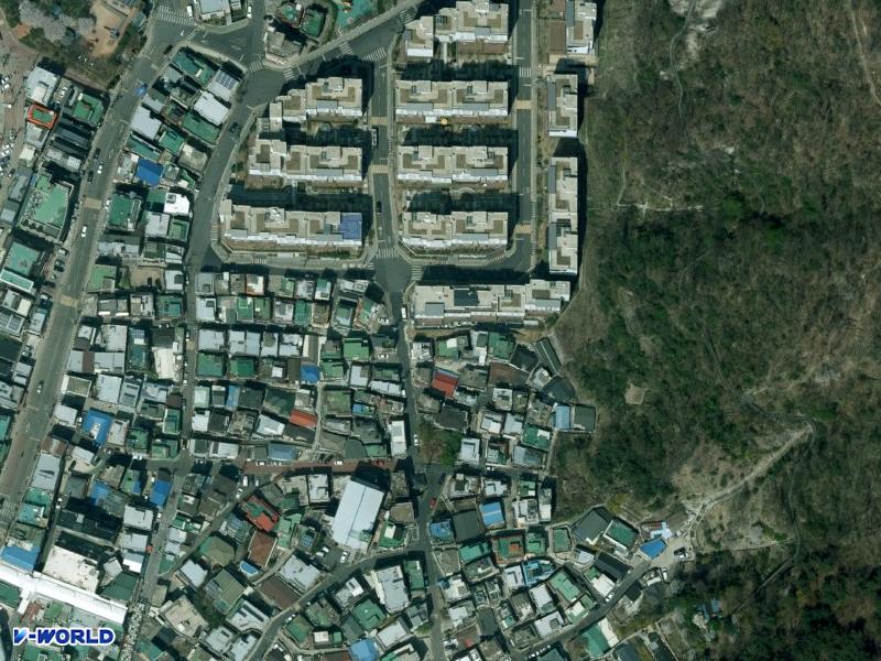 북한산삼부르네상스105동106동 항공사진