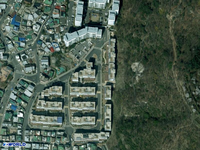 북한산삼부르네상스102동103동104동 항공사진
