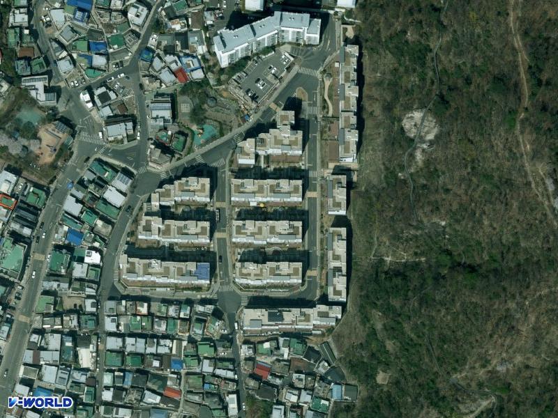 북한산삼부르네상스202동203동204동 항공사진