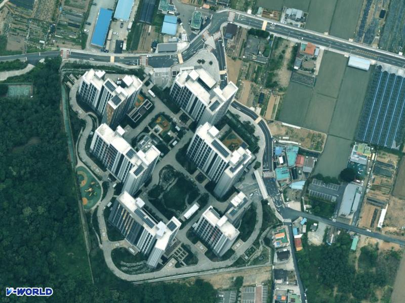 힐스테이트통영 항공사진