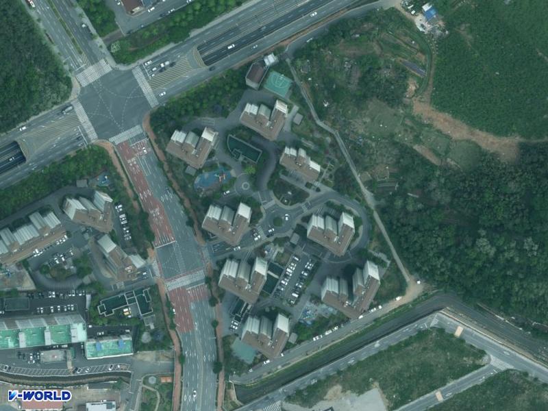 김해 무계 남명 더라우 아파트 1단지 항공사진