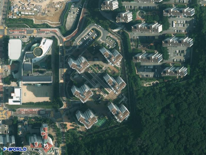 거제 상동 벽산블루밍 항공사진