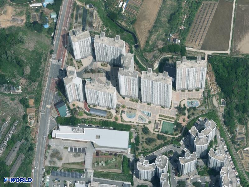 양산서희스타힐스 항공사진