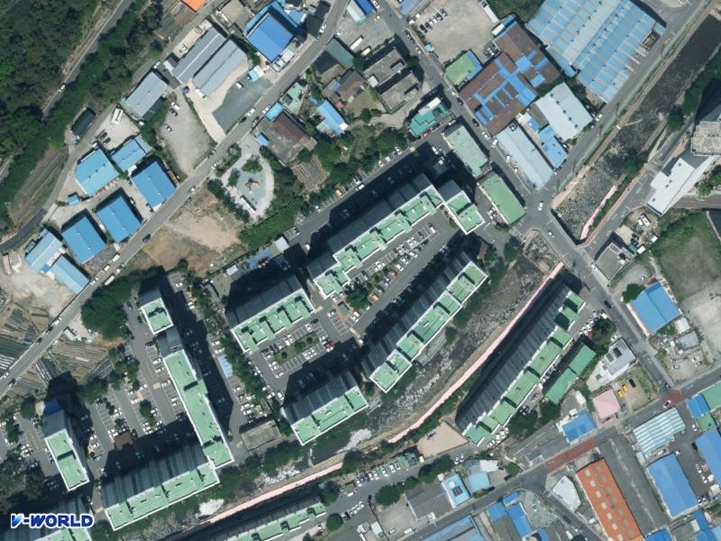 경보2차그린타워 항공사진