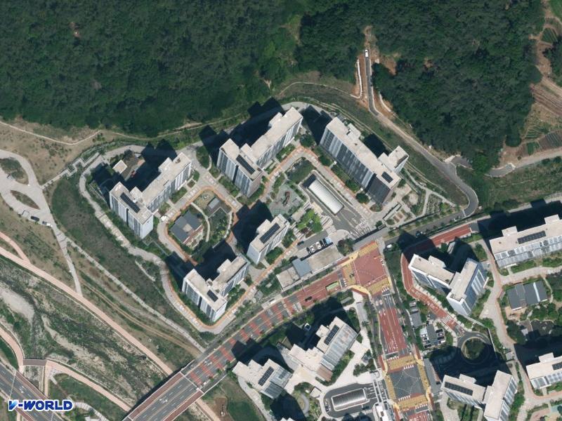 양산사송더샵데시앙2차5단지 항공사진