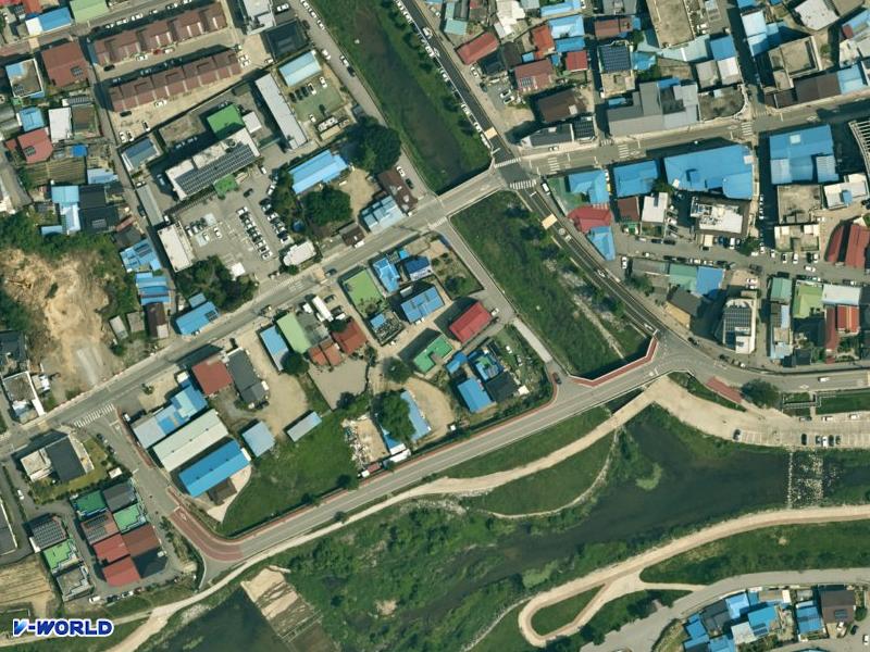 장신다세대주택 항공사진