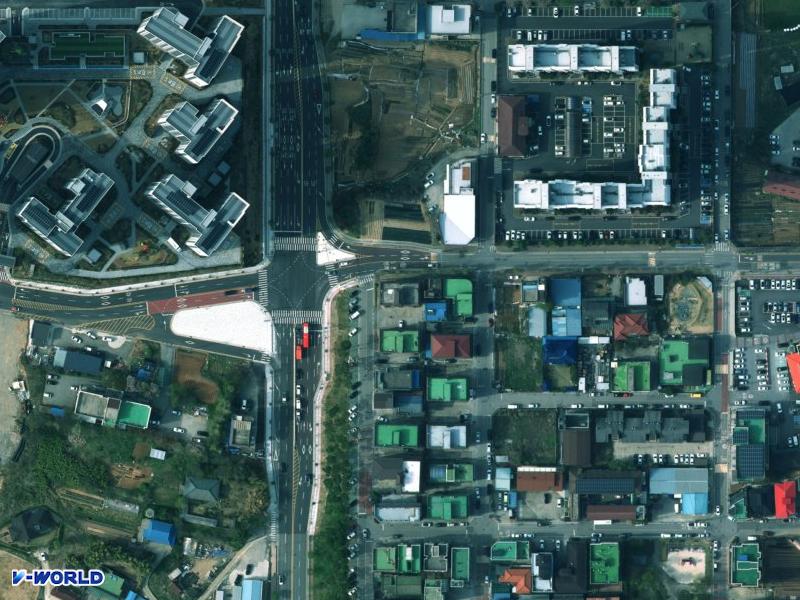 명진주택 항공사진