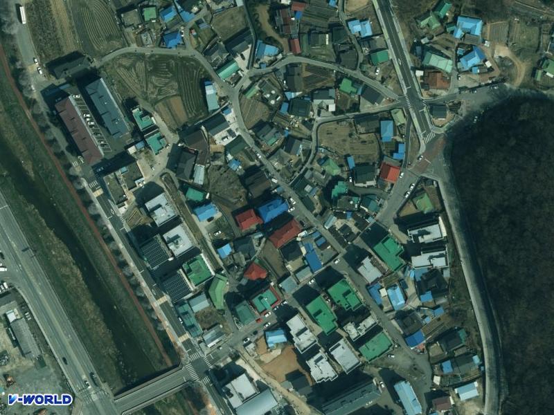 수영빌라 항공사진