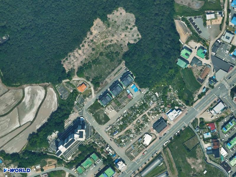 웅진캐슬 항공사진