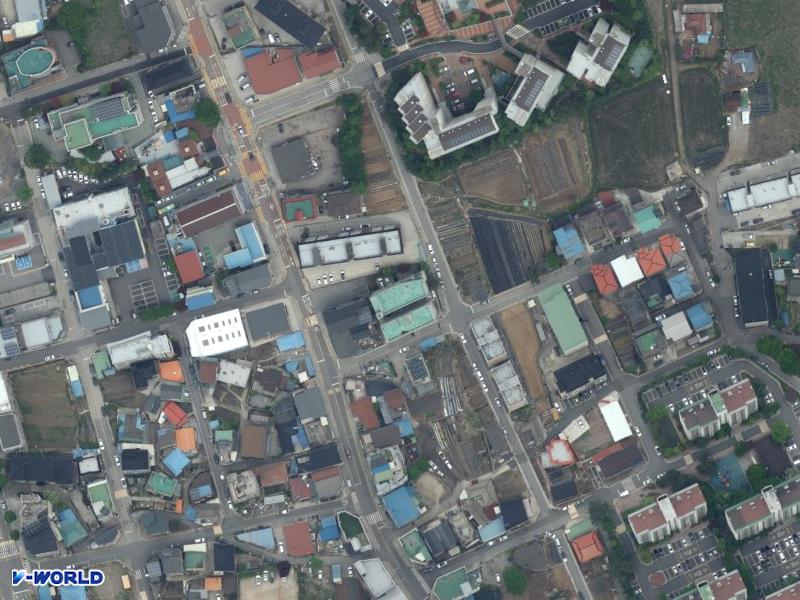산과들 항공사진