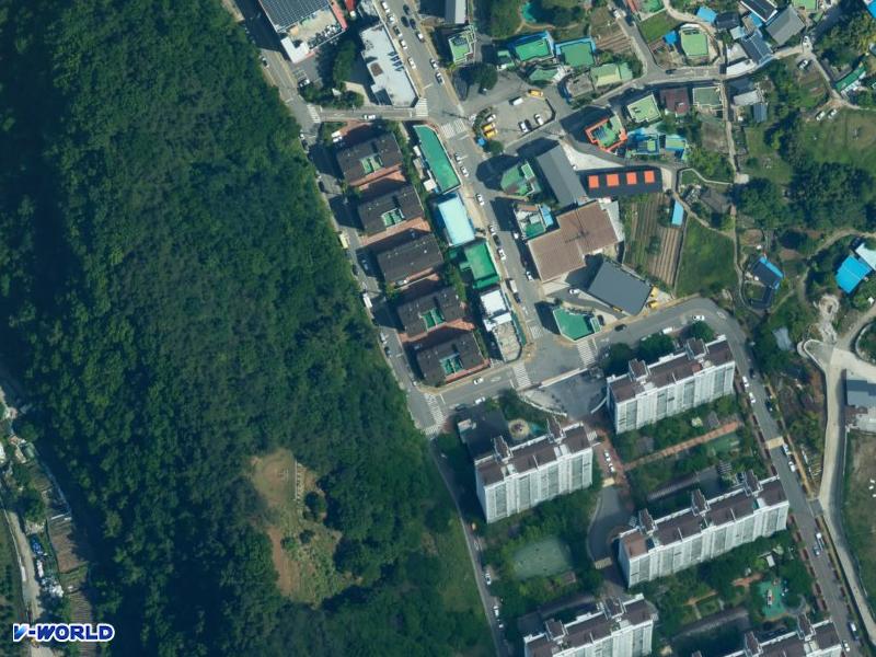 휴먼타운301,302 항공사진