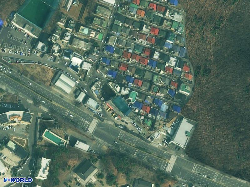 약산빌라 항공사진