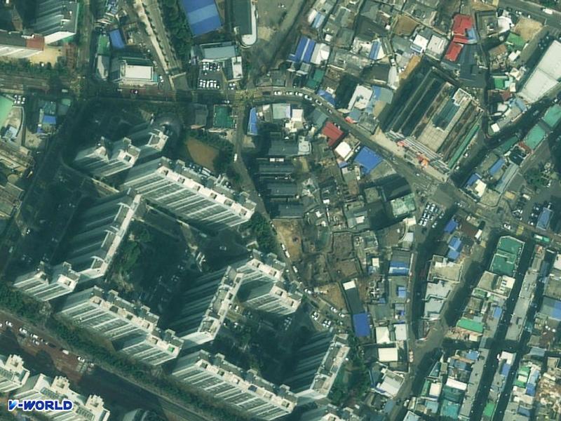 더힐다세대104동 항공사진