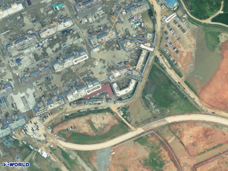 첨단3제일풍경채 그랑포레 항공사진