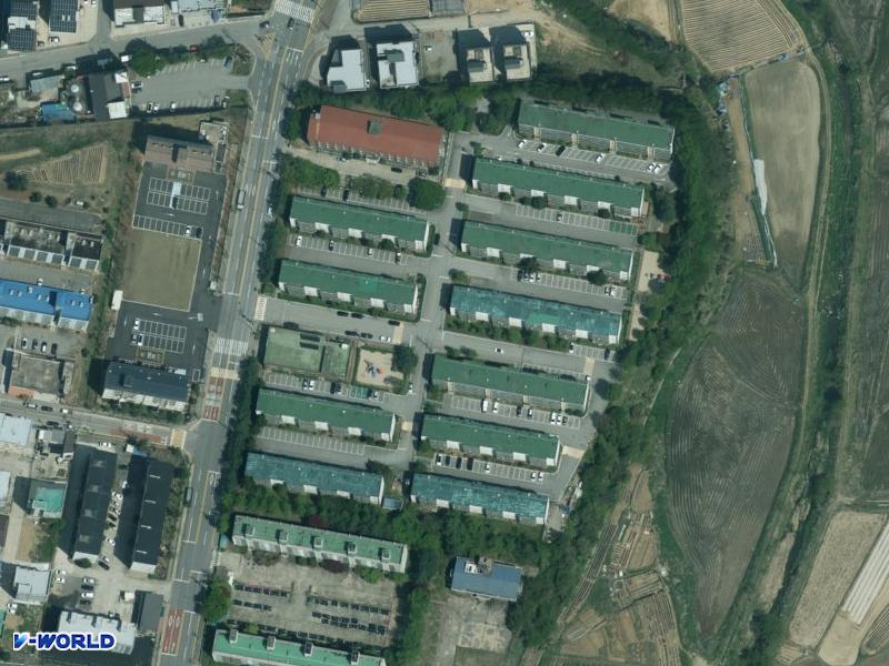 문막만도사원 항공사진