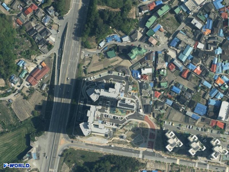 주문진삼부르네상스오션포레 항공사진