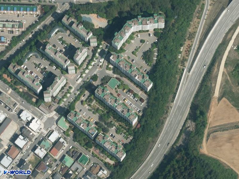 연봉아이파크 항공사진
