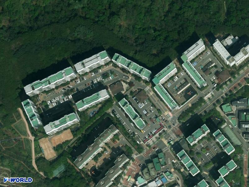 오류동부골든 항공사진