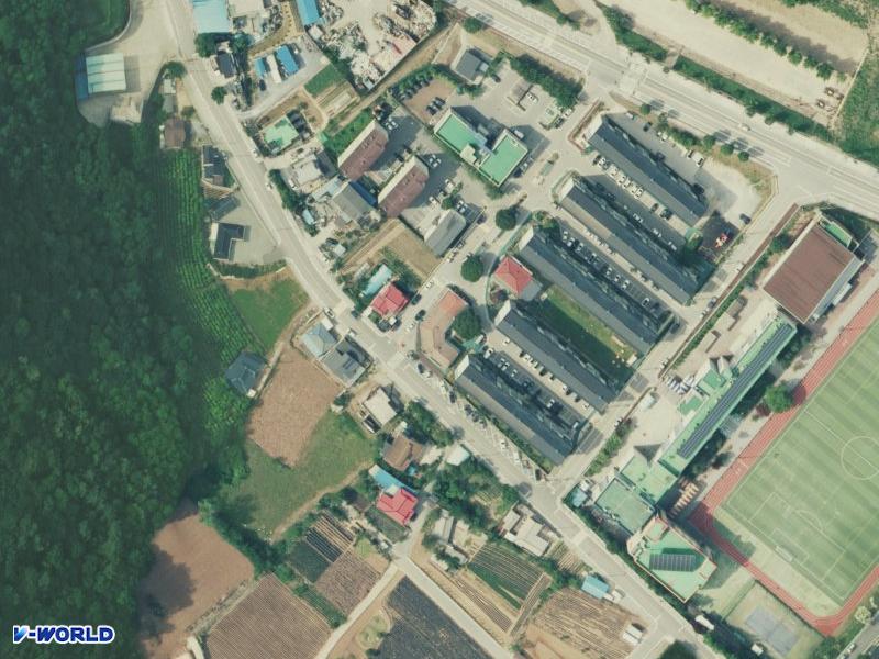 정선북실주공 항공사진