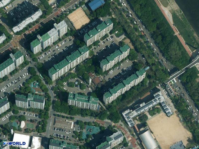 독산주공14단지 항공사진