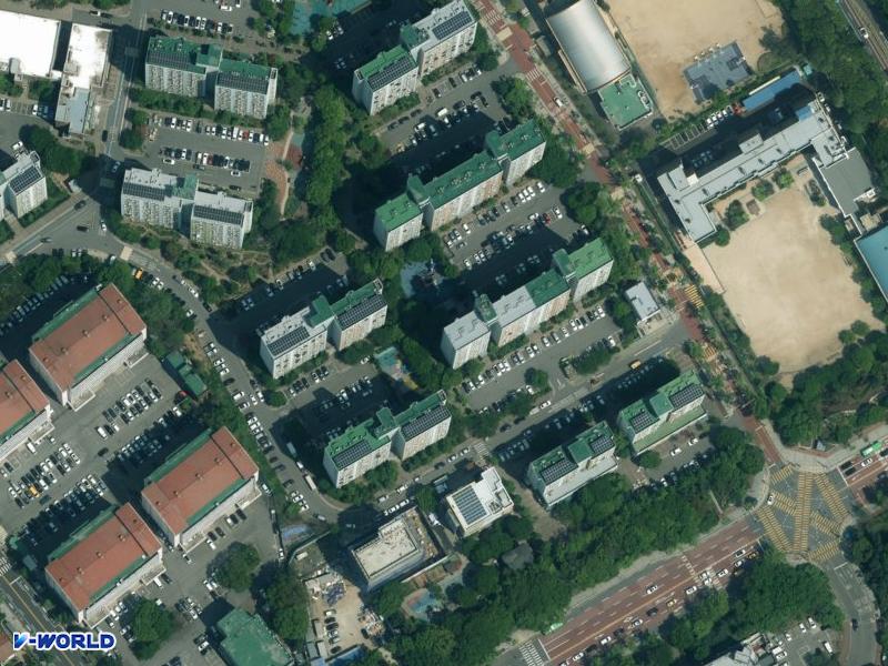 독산주공13단지 항공사진