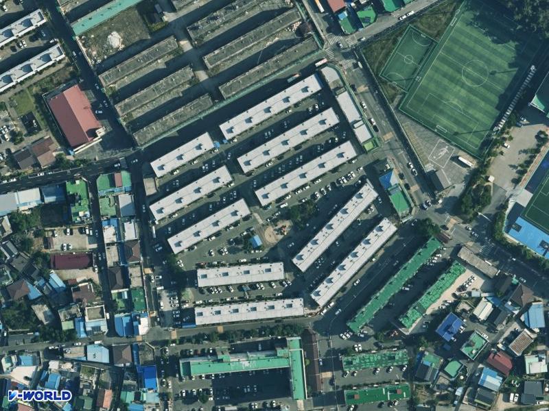 동산동 비사벌 항공사진